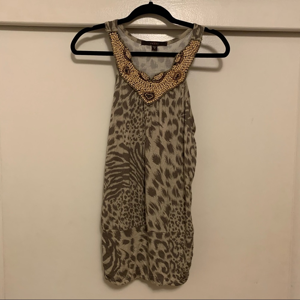 Boho beaded tank